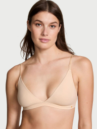 Базовый комплект белья Victoria's Secret бралетт и трусики бикини 1159840519 (Бежевый L)