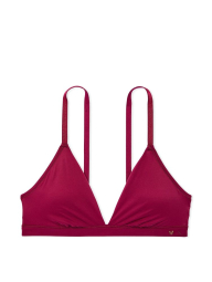 Комплект білизни Victoria's Secret бралетт та трусики тонг 1159840560 (Бордовий L)