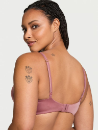 Женский комплект белья Victoria's Secret бюст Push-up и трусики стринги 1159840616 (Розовый 34A/S)