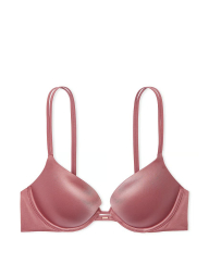 Женский комплект белья Victoria's Secret бюст Push-up и трусики стринги 1159840616 (Розовый 34A/S)