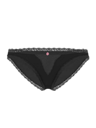 Женский комплект белья Victoria's Secret лиф и трусики бикини 1159841053 (Черный 32A/XS)