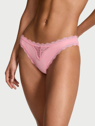 Комплект белья Victoria's Secret бюст Push-Up и трусики бикини 1159842460 (Розовый 32A/XS)