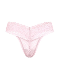 Шикарный кружевной комплект белья Victoria's Secret бюст Push-Up с мини-пайетками и трусики тонг 1159842791 (Розовый 38B/L)