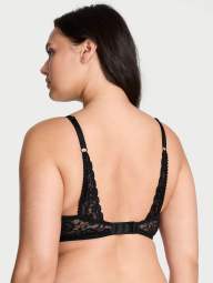 Жіночий комплект білизни Victoria's Secret ліф Push-Up та шортики трусики 1159846448 (Чорний 36C/L)