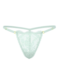 Мереживний комплект білизни Victoria's Secret бралетт та трусики стрінги 1159849307 (Зелений XL)