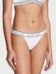 Женский комплект белья Victoria's Secret бралетт и трусики танга 1159848954 (Белый 38C/XL)