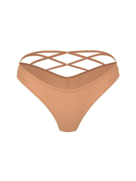 Комплект білизни Victoria's Secret погруддя Push-Up та трусики танга 1159849238 (Бежевий 32A/XS)