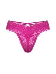 Розкішний мереживний комплект Victoria's Secret бралетт та трусики тонг 1159851657 (Фіолетовий S)