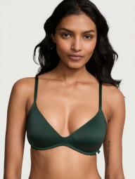 Женский комплект белья Victoria's Secret бюст Push-Up и трусики стринги 1159851954 (Зеленый 36C/M)