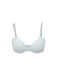 Комплект білизни Victoria's Secret бюстгальтер та трусики тонг 1159852068 (Блакитний 38D/XL)