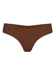 Гладкий комплект белья Victoria's Secret бралетт с технологией FeatherSoft и трусики тонг 1159852273 (Коричневый S)