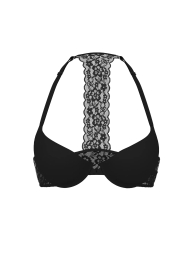 Комплект білизни Victoria's Secret бюстгальтер і трусики 1159852427 (Чорний 34B/S)