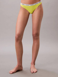 Женский комплект белья Calvin Klein лиф триангл и трусики тонг 1159852613 (Салатовый S)