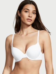 Комплект білизни Victoria's Secret бюст Push-Up та трусики бікіні 1159854593 (Білий 38C/XL)
