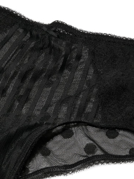 Напівпрозорий комплект білизни Victoria's Secret ліф та трусики чики 1159857785 (Чорний 34C/S)