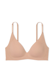 Безшовний комплект білизни Victoria's Secret погруддя Push-up і трусики брифи 1159857799 (Бежевий S)