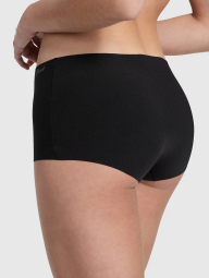 Жіночий комплект білизни Victoria's Secret PINK погруддя Push-Up та безшовні трусики шортики 1159857880 (Чорний 34C/M)