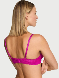 Комплект білизни Victoria's Secret погруддя Push-Up та безшовні трусики тонг 1159858386 (Рожевий 34B/S)