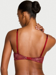 Комплект білизни Victoria's Secret бюст та трусики тонг 1159859852 (Червоний 34B/S)