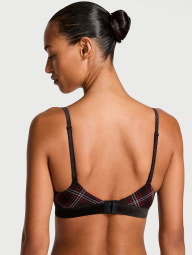 Жіночий комплект білизни зі стразами Victoria's Secret ліф і трусики 1159859965 (Чорний 40D/XXL)