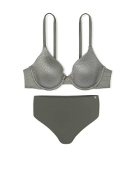 Женский комплект белья Victoria's Secret лиф и трусики тонг 1159860094 (Зеленый 34B/S)