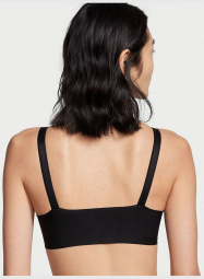 Комплект белья Victoria's Secret бюстгальтер и трусики бразильяны 1159860164 (Черный 38DD/XL)