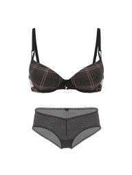 Комплект білизни Victoria's Secret бюст та трусики чики 1159861786 (Чорний 32C/S)