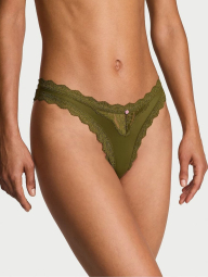 Комплект білизни Victoria's Secret бюстгальтер Push-Up та трусики бразиліани 1159860683 (Зелений 32C/S)