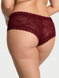 Комплект білизни Victoria's Secret погруддя Push-Up та трусики чики 1159860730 (Бордовий 34A/XS)
