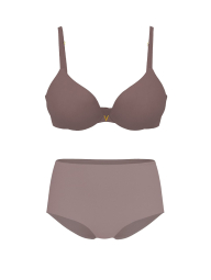 Комплект білизни Victoria's Secret бюстгальтер і трусики 1159861092 (Коричневий 36D/L)