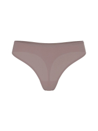 Женский комплект белья Victoria's Secret лиф Push-Up и трусики тонг 1159861095 (Коричневый 38D/XL)