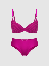 Комплект білизни Victoria's Secret бюст та трусики чики 1159862083 (Рожевий 34B/S)