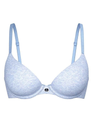 Жіночий комплект білизни Victoria's Secret ліф та трусики хіпхагери 1159862091 (Синій 34B/S)