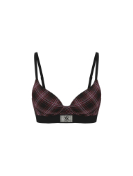 Жіночий комплект білизни Victoria's Secret ліф та трусики шортики 1159862093 (Чорний 40C/XXL)