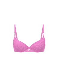 Комплект білизни Victoria's Secret бюст та трусики тонг 1159862104 (Рожевий 36C/L)