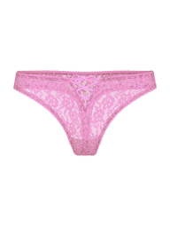 Комплект білизни Victoria's Secret бюст та трусики тонг 1159862104 (Рожевий 36C/L)