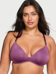 Комплект белья Victoria's Secret Push-Up бюст и трусики тонг 1159864069 (Фиолетовый 36C/L)