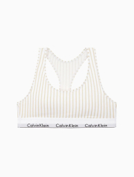 Женский комплект Calvin Klein топ и трусики тонг 1159922777 (Белый/Зеленый S)