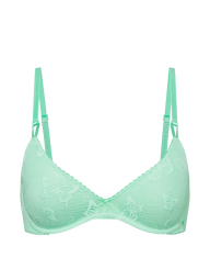 Комплект белья Victoria's Secret бюст Push-Up и трусики чики 1160170627 (Зеленый 38C/L)