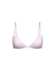 Кружевной комплект белья со стразами Victoria's Secret Pink бралетт и трусики стринги 1160258905 (Розовый L)