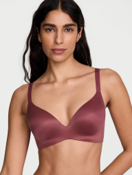 Жіночий комплект білизни Victoria's Secret ліф Push-Up та трусики тонгі 1160274673 (Рожевий 44D/XXL)