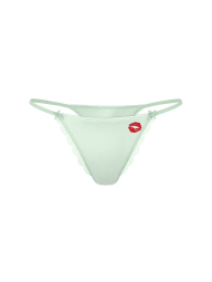 Комплект белья Victoria's Secret бралетт и трусики тонг 1160692123 (Зеленый XL)