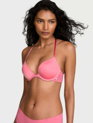 Комплект белья Victoria's Secret бюст Push-Up и бесшовные трусики чики 1160873965 (Розовый 38C/L)