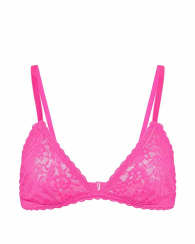 Комплект белья Victoria's Secret бралетт триангл и трусики чики 1160984032 (Розовый M)