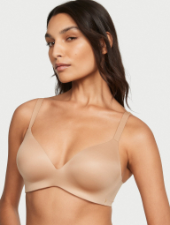 Жіночий комплект білизни Victoria's Secret ліф Push-Up та трусики брифи 1161065470 (Бежевий 38D/XL)
