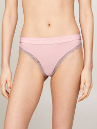 Жіночий комплект білизни Tommy Hilfiger бюст та трусики тонг 1161140026 (Рожевий XL)