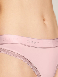 Жіночий комплект білизни Tommy Hilfiger бюст та трусики тонг 1161140026 (Рожевий XL)