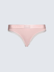Жіночий комплект білизни Tommy Hilfiger бюст та трусики тонг 1161140026 (Рожевий XL)