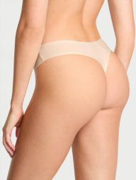 Комплект белья Victoria's Secret бюстгальтер и трусики тонг 1161231771 (Бежевый 32C/XS)