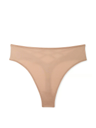 Комплект білизни Victoria's Secret погруддя Push-Up та трусики тонг 1161348318 (Бежевий 32C/S)
